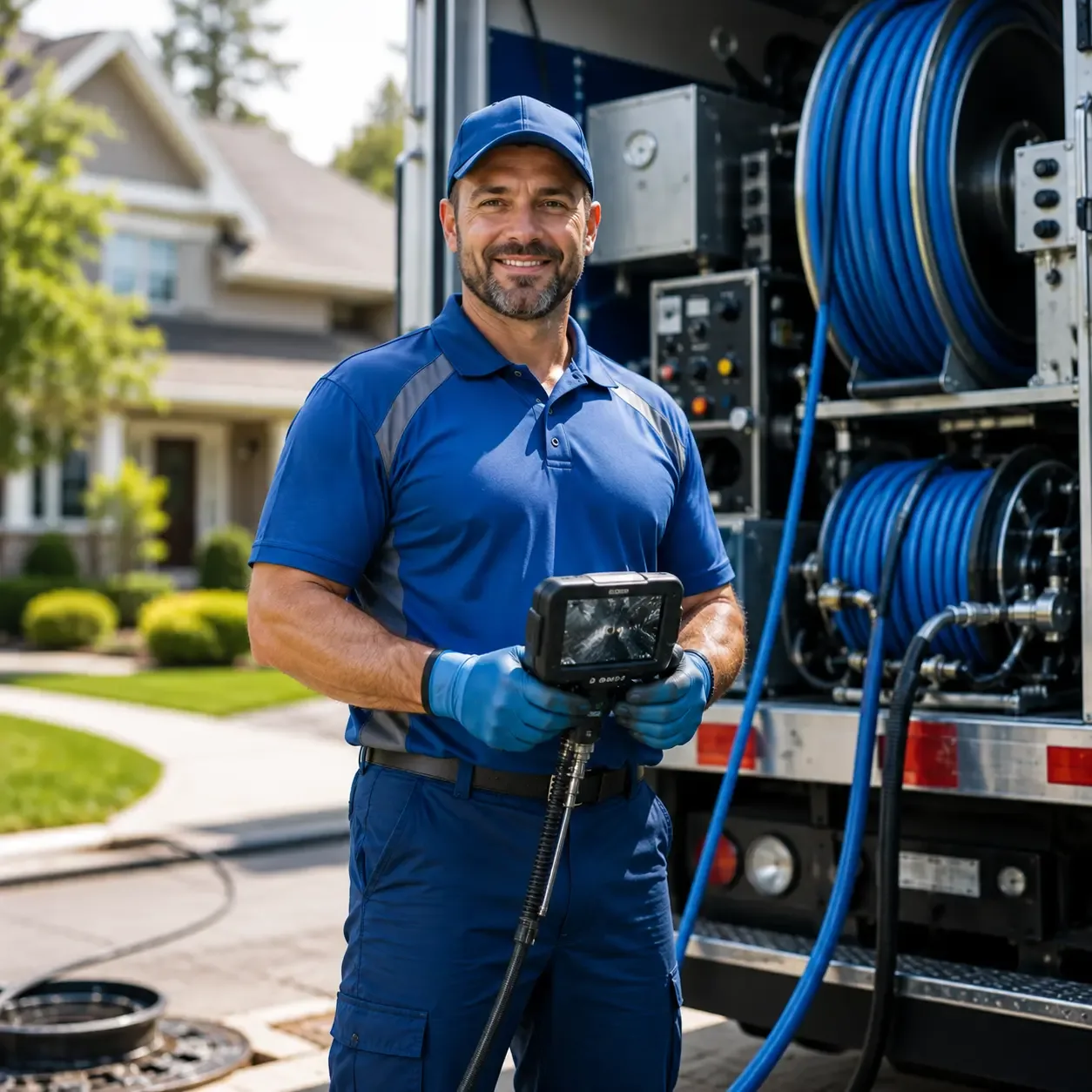 Local outdoor drain cleaning specialists in Grasonville, MD